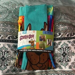 Scooby-Doo Men's Boxer Briefs and Socks Set - Size Large 36-38